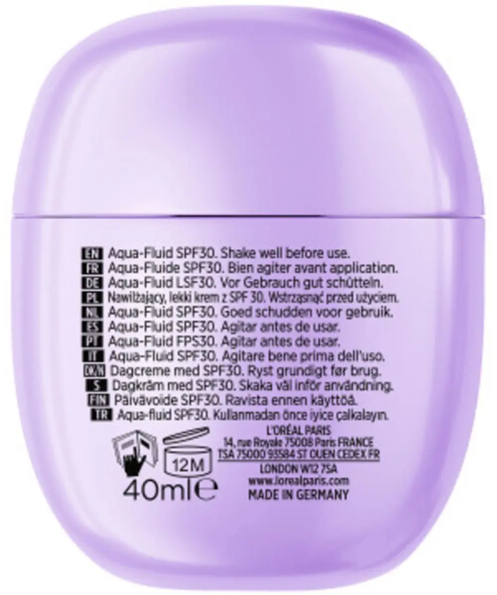 L'Oréal Paris Revitalift Filler Hyaluron Aqua-Fluid SPF 30 - 120ml