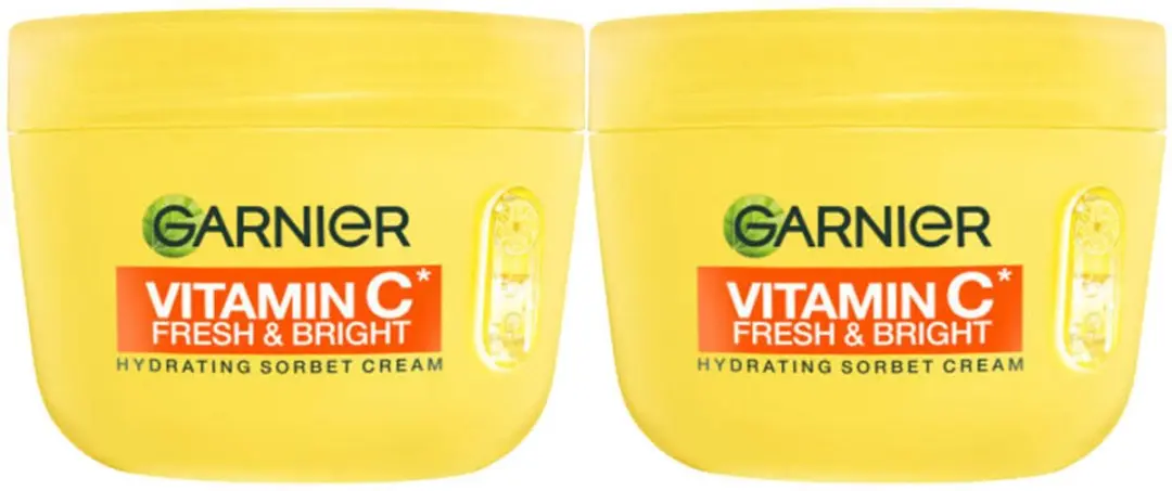 Garnier Vitamine C Fresh & Bright Hydraterende Sorbet Crème 2x85ml