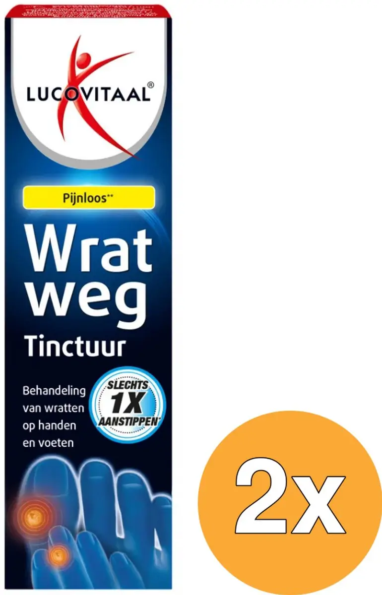 2x Lucovitaal Wrat Weg (2 ml)