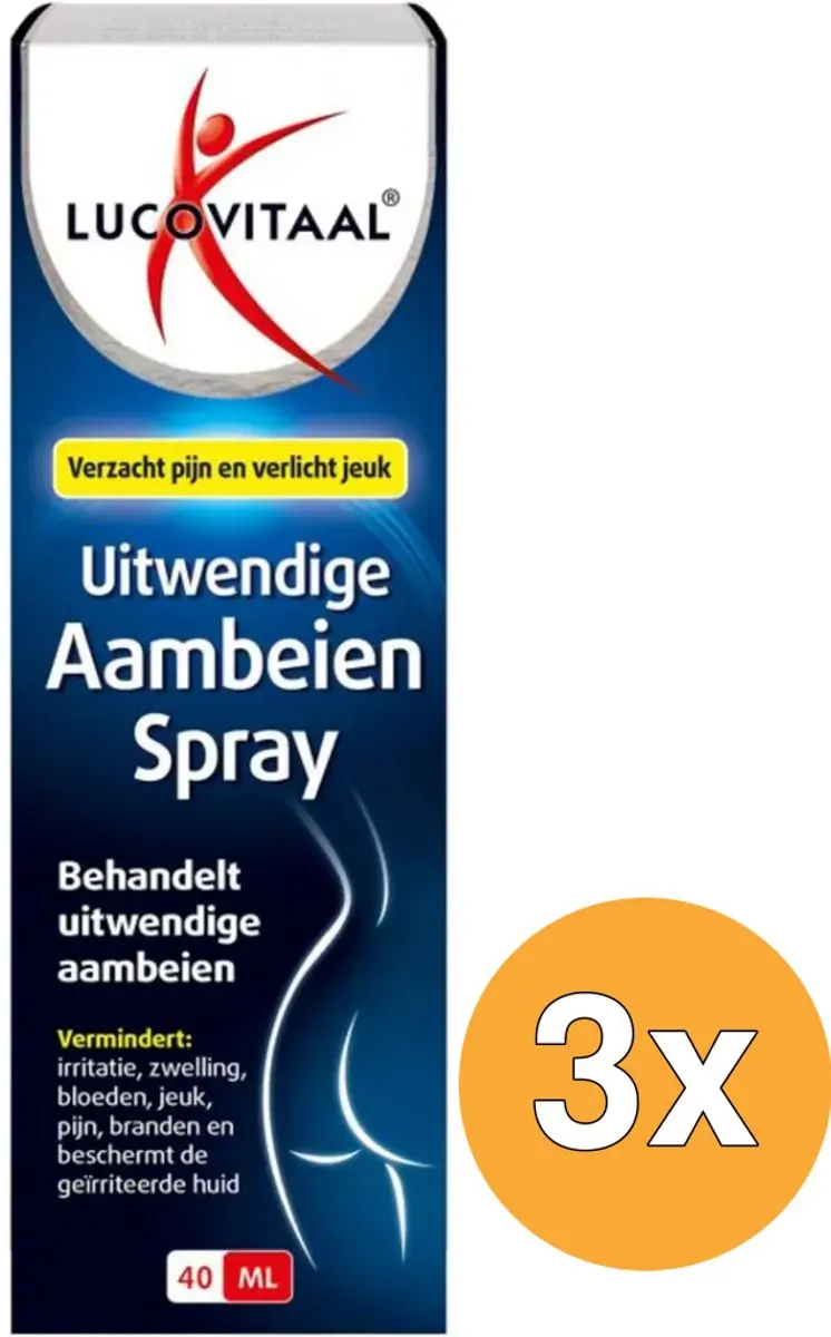 3x Lucovitaal Aambeien Spray (40 ml)