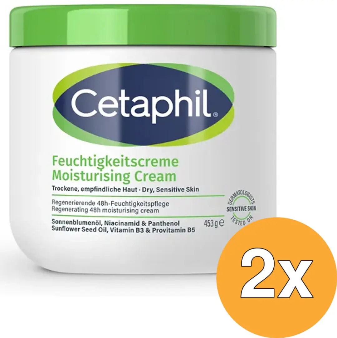 2x Cetaphil Hydraterende Crème (453 gr)