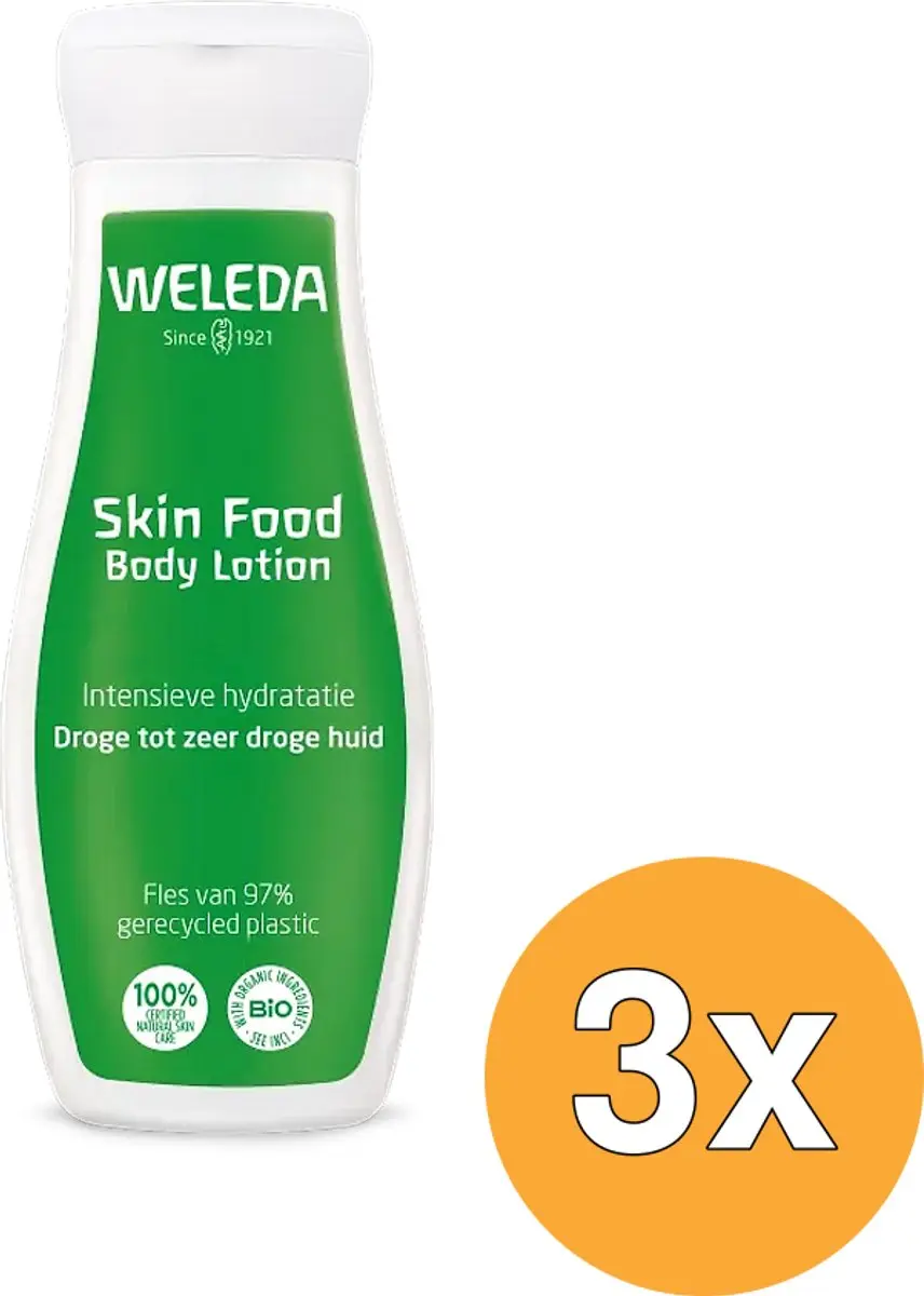 3x Weleda Skin Food Bodylotion (200 ml)