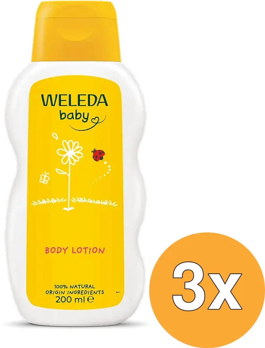 3x WELEDA Calendula Body Lotion (200 ml)
