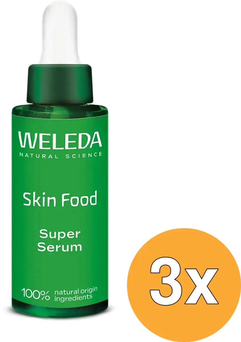 3x Weleda Skin Food Super Serum (30 ml)