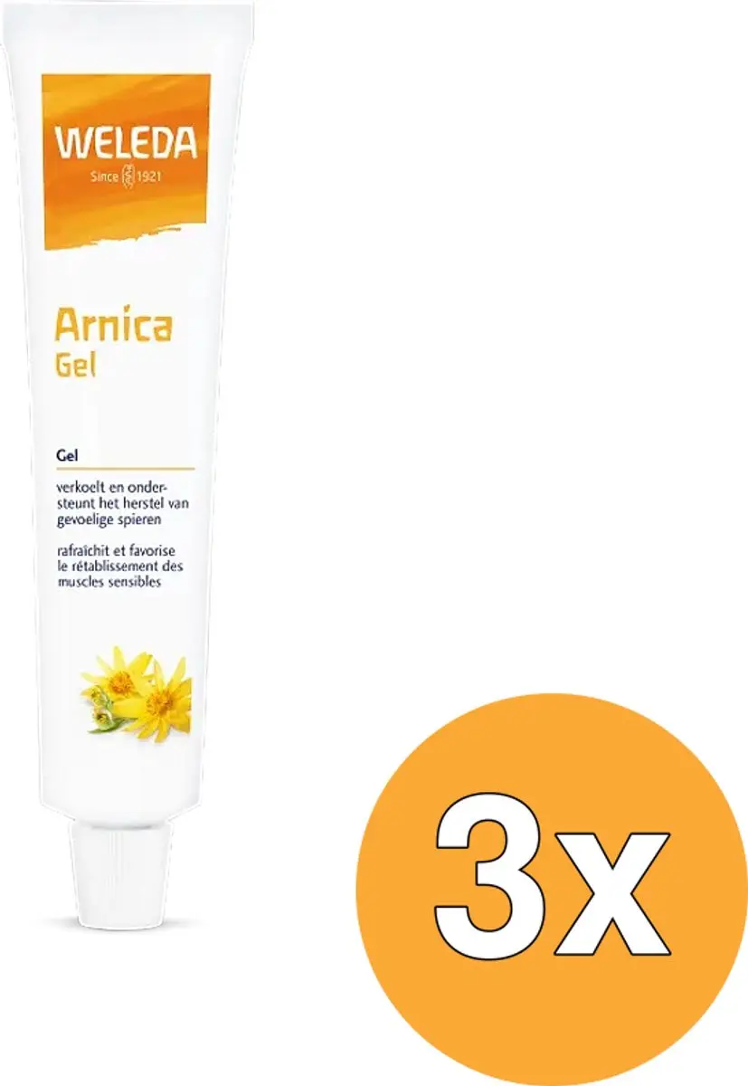 3x WELEDA Arnica gel (25 gr)
