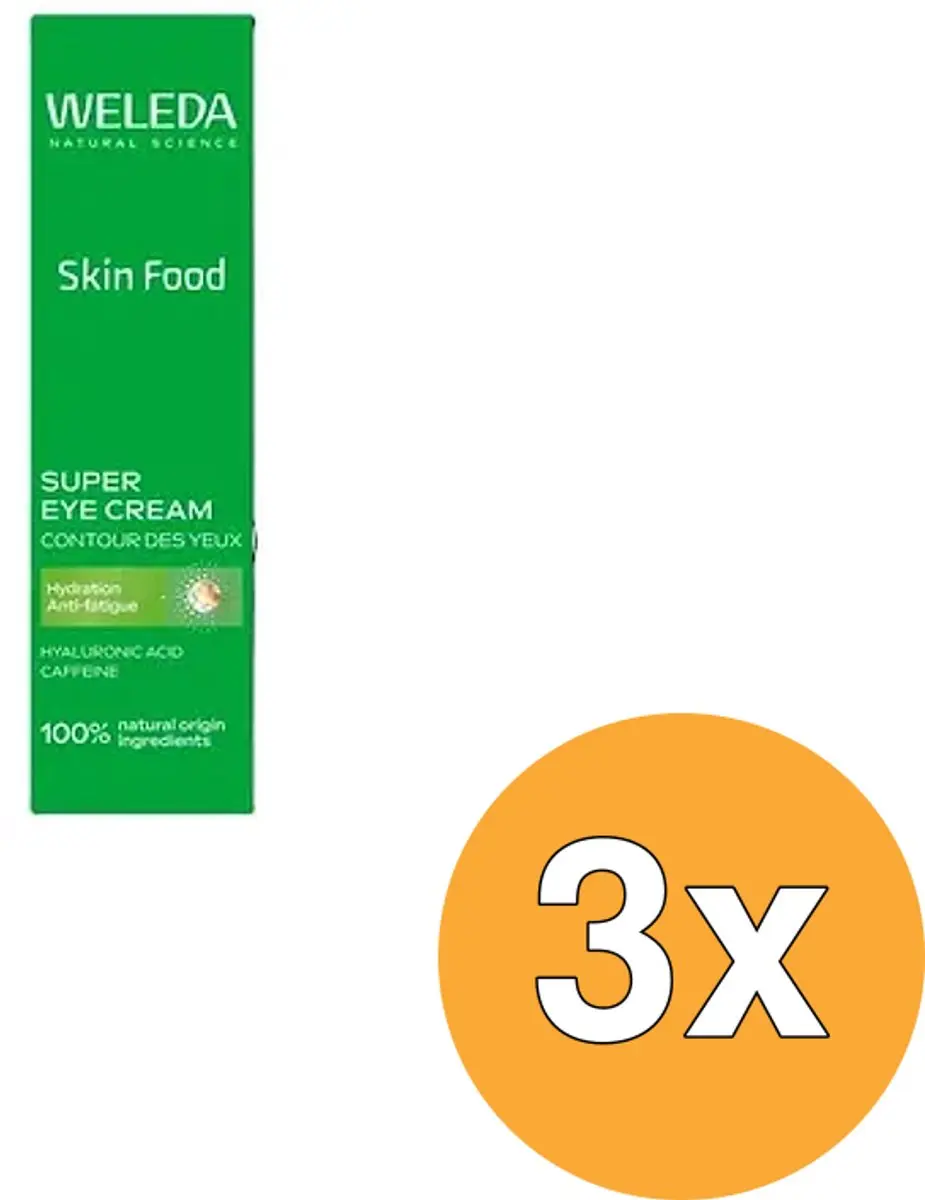 3x Weleda Skin Food Oogcontourcreme (12 ml)