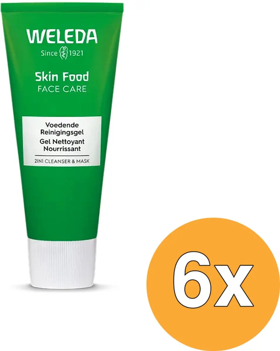 6x WELEDA Skin Food Reinigingsgel (75 ml)