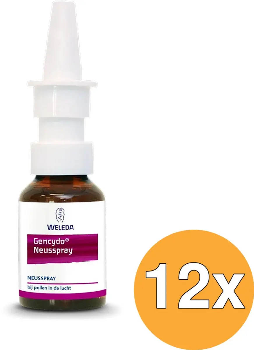 12x WELEDA Gencydo neusspray (20 ml)