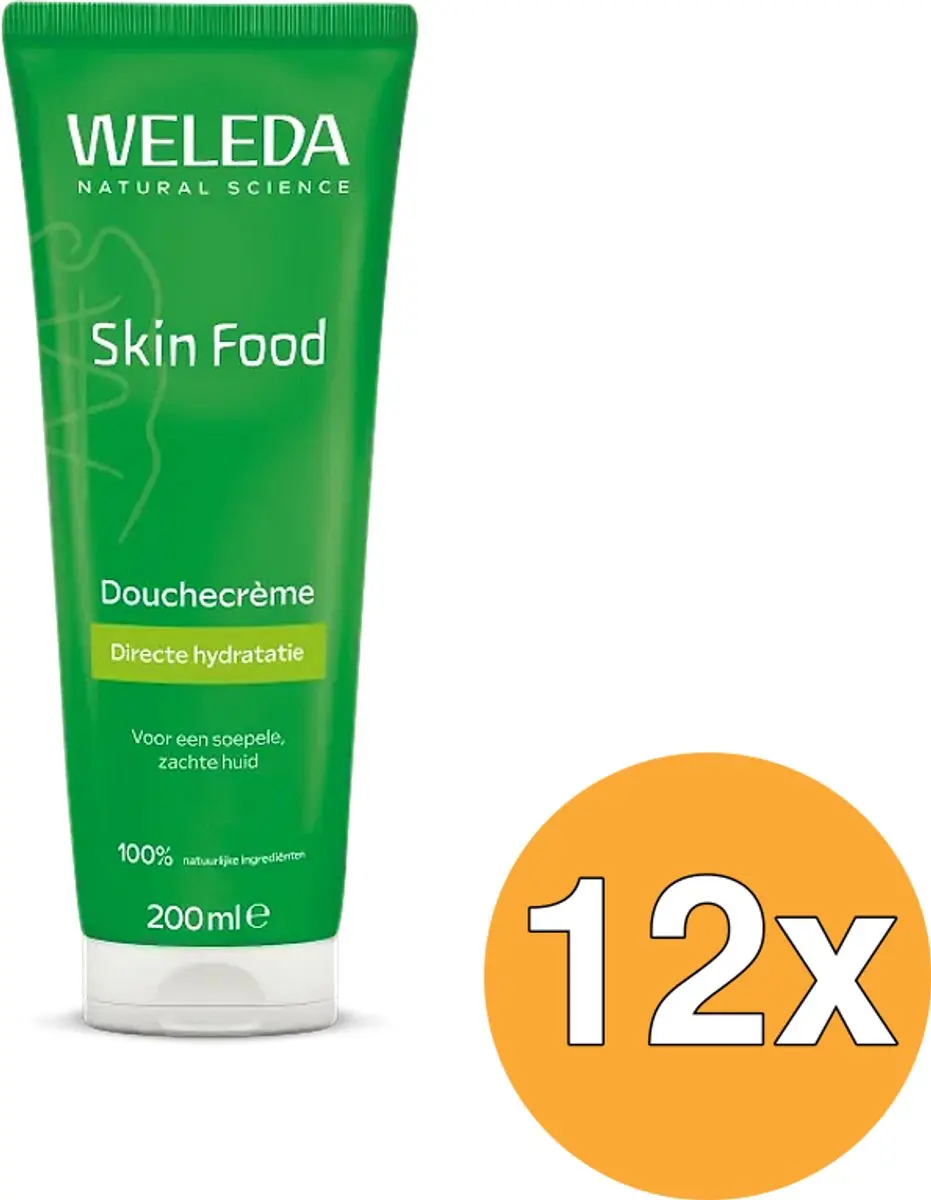 12x Weleda Skin Food Douchecreme (200 ml)