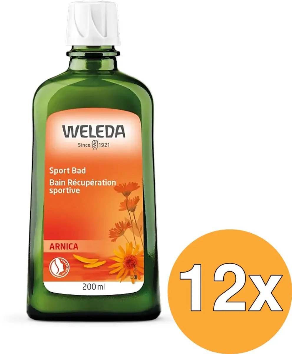 12x WELEDA Arnica sport bad (200 ml)
