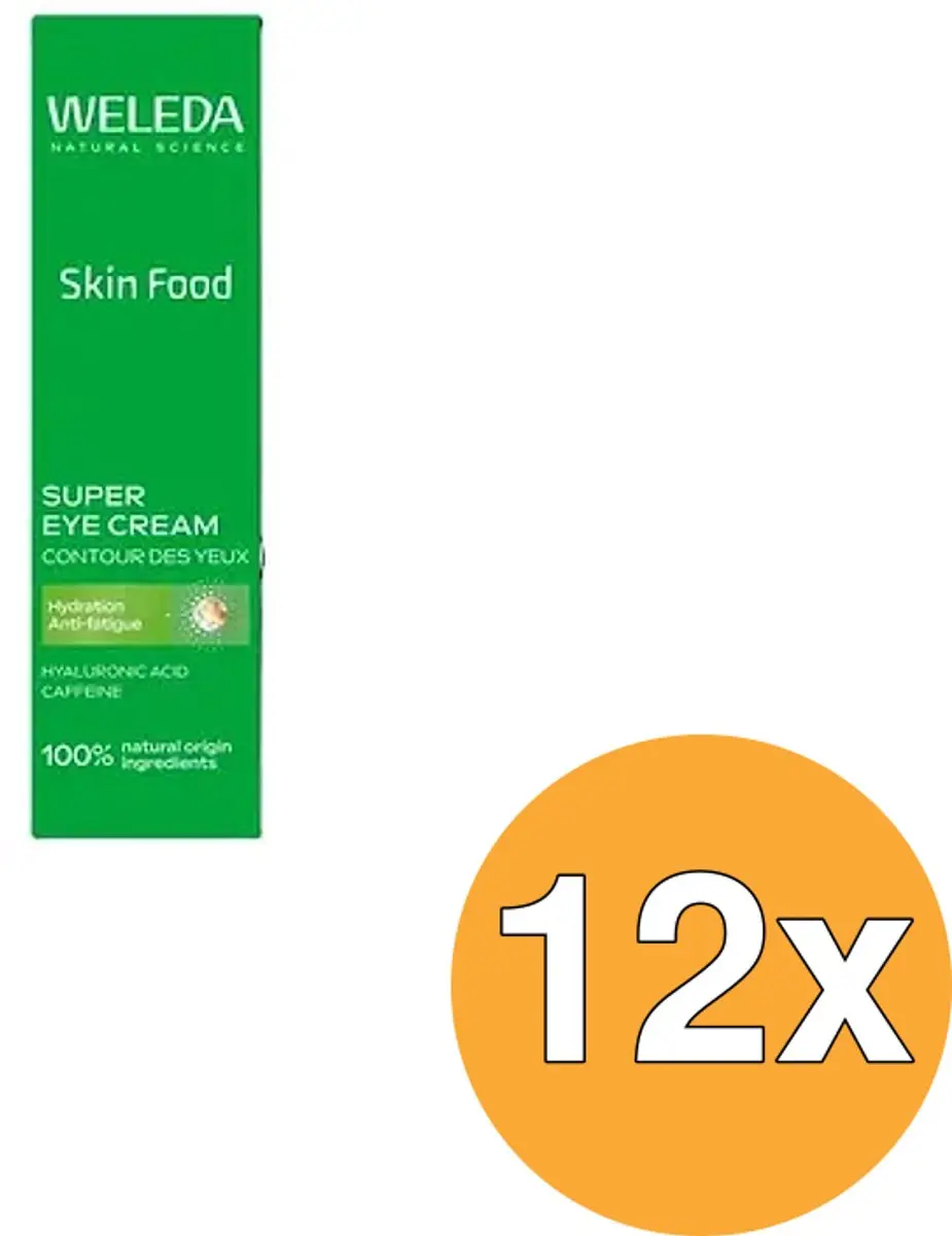 12x Weleda Skin Food Oogcontourcreme (12 ml)