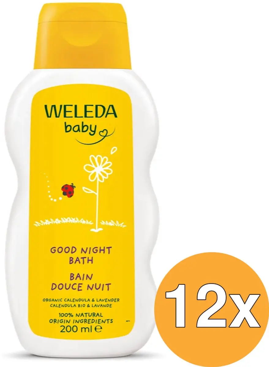 12x WELEDA Calendula Relax Cremebad (200 ml)
