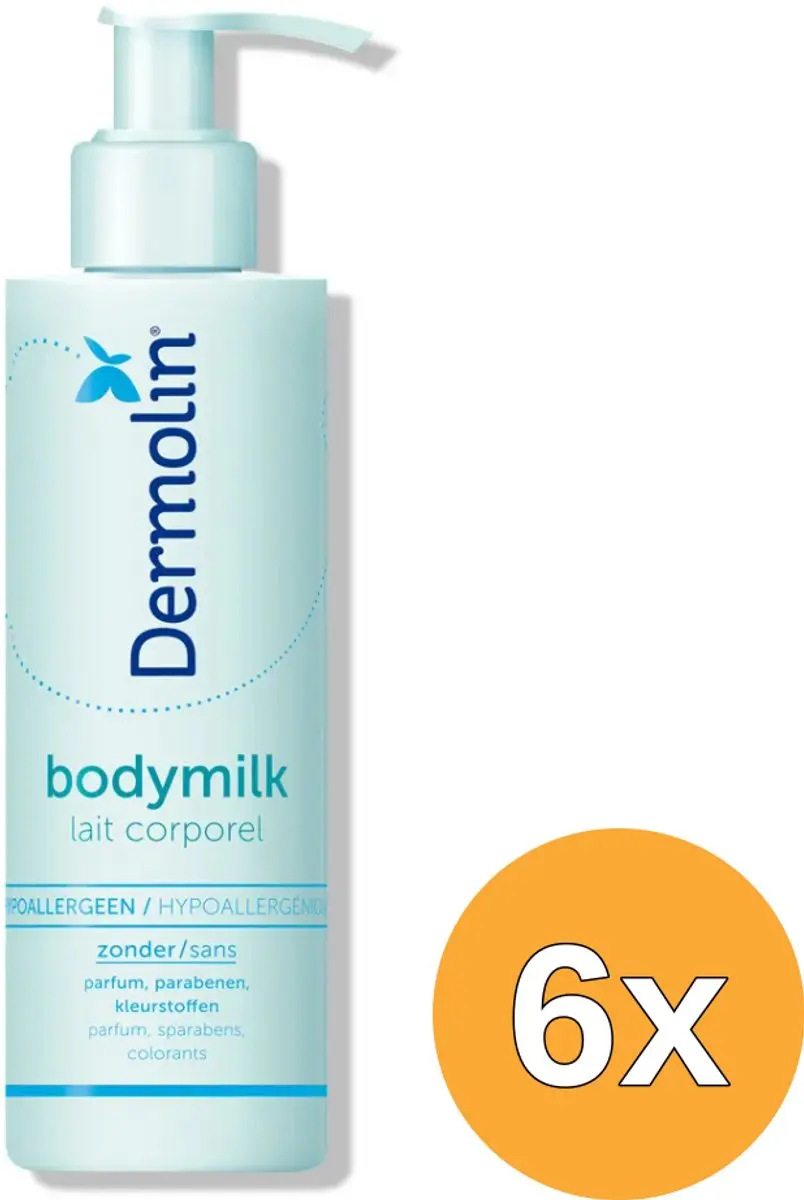 6x Dermolin Bodymilk (200 ml)