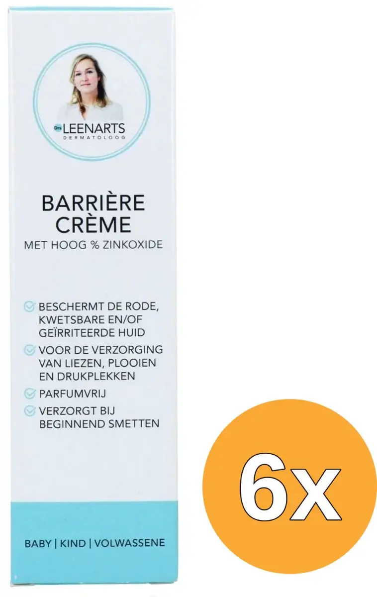 6x Drs Leenarts Barrière Crème (50 ml)