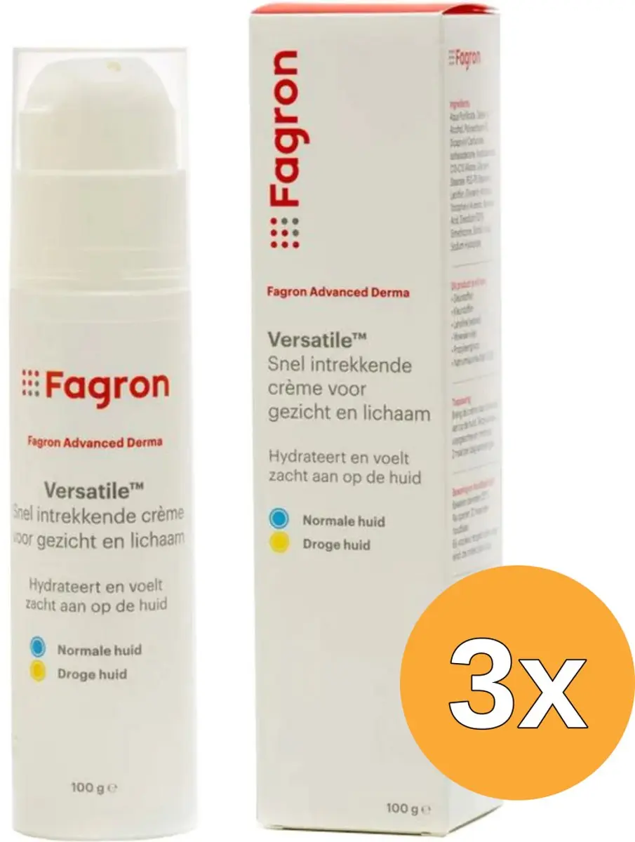 3x Fagron Versatile (100 gr)