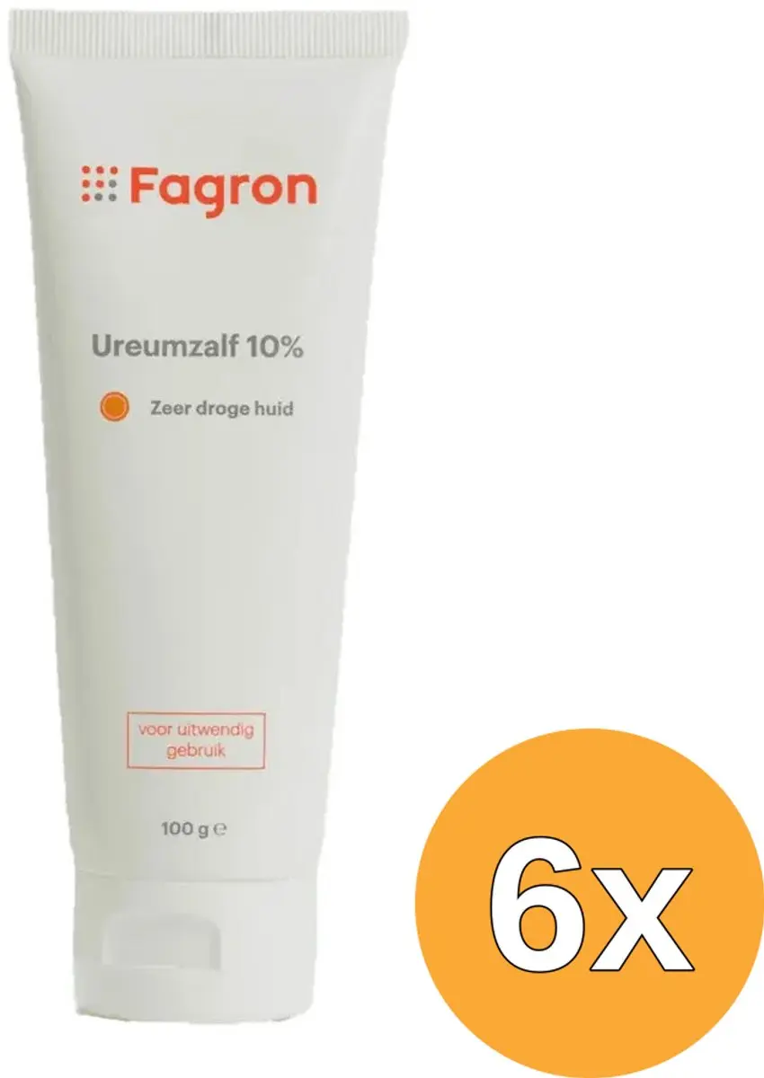 6x Fagron Ureumzalf 10% (100 gr)