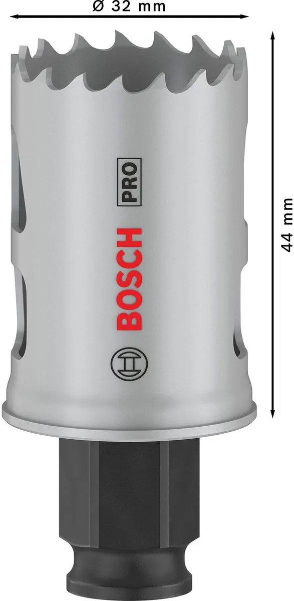 Bosch Professional PRO Multi Materiaal PC Plus Gatzaag 32mm - 24-delig