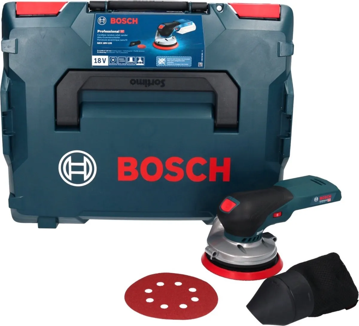 Bosch Professional GEX 18V-125 Excenterschuurmachine