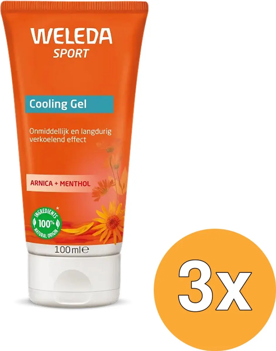 3x Weleda Sport Arnica Cooling Gel (100 ml)