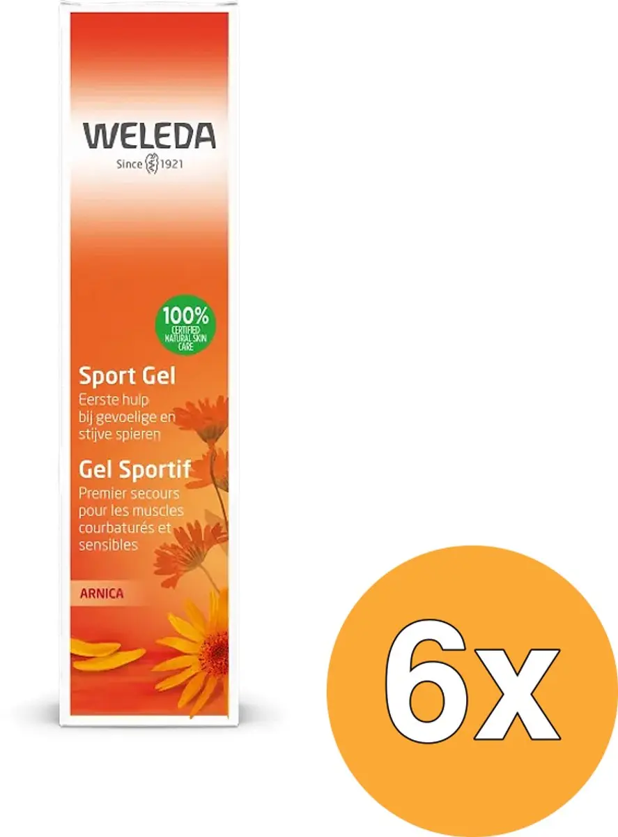 6x WELEDA Arnica sport gel (25 gr)
