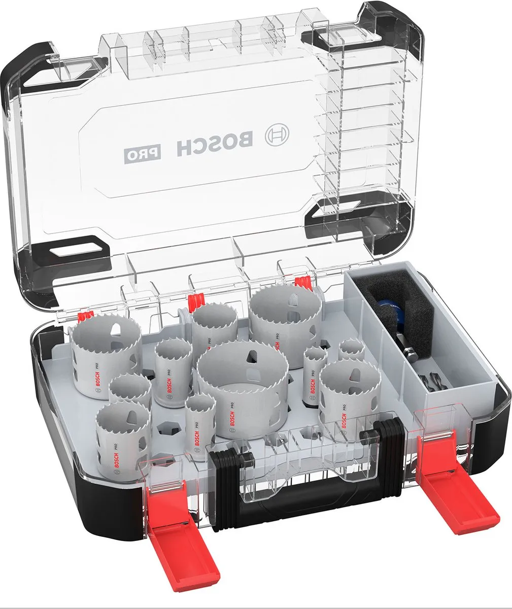 Bosch Professional Multi Materiaal PC Plus Gatenzaagset 14-delig - 76mm