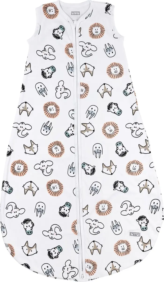 Meyco Baby Animal baby zomerslaapzak rond