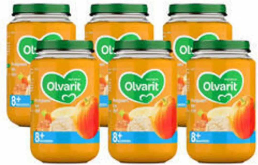 Olvarit Maaltijd 8+ Pompoen Kip Rijst 200g
