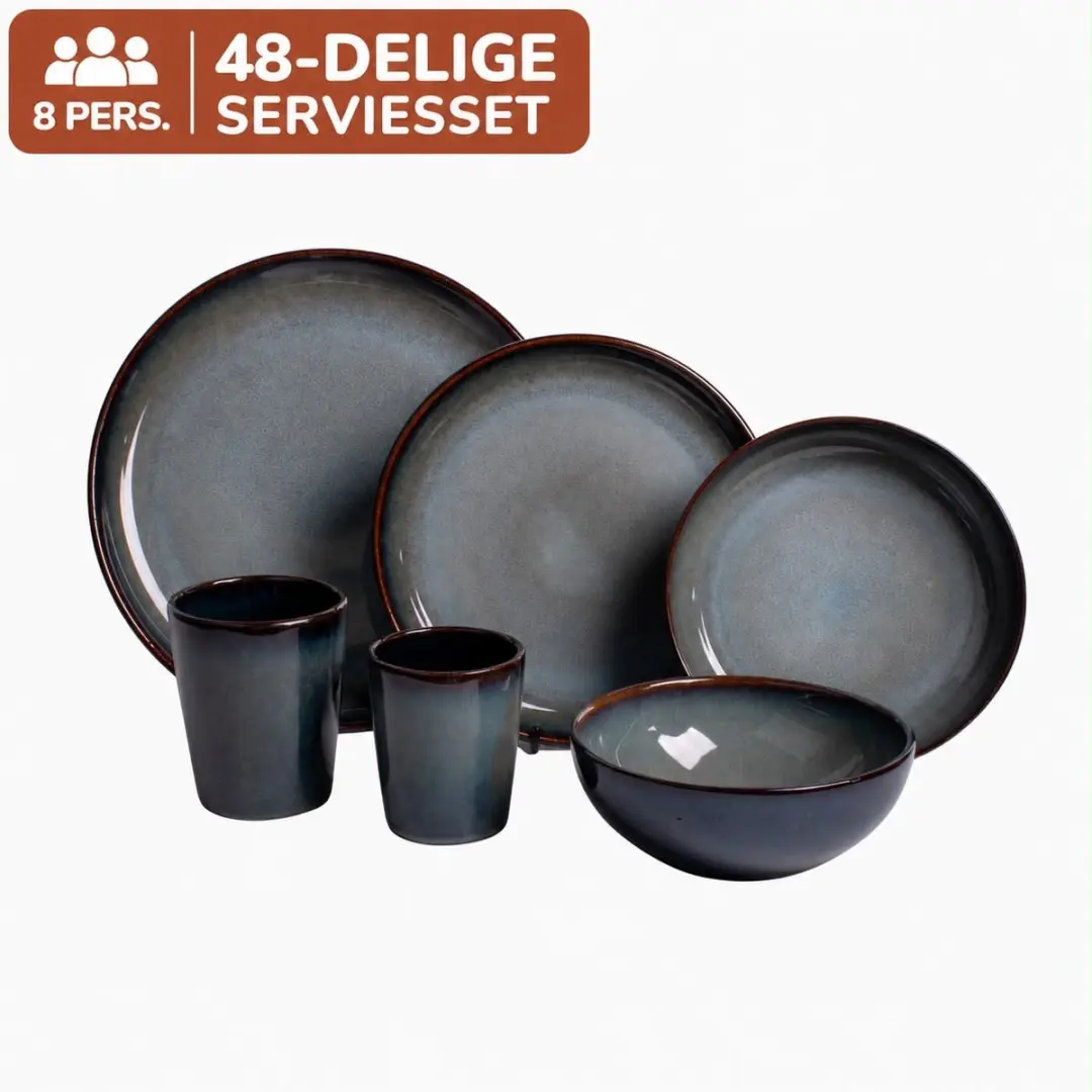 48 delige serviesset