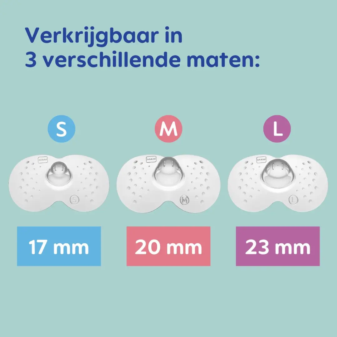 MAM Skinsoft Siliconen Tepelhoedjes - Maat L - 2 Stuks