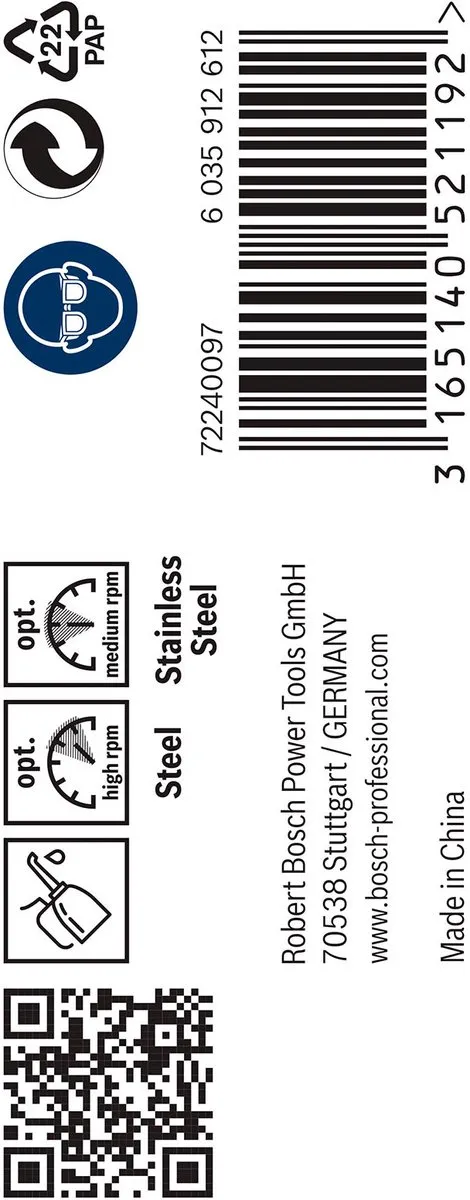 Bosch Professional ST. LINE HSS-CO Boor 4,8mm - 10 Stuks