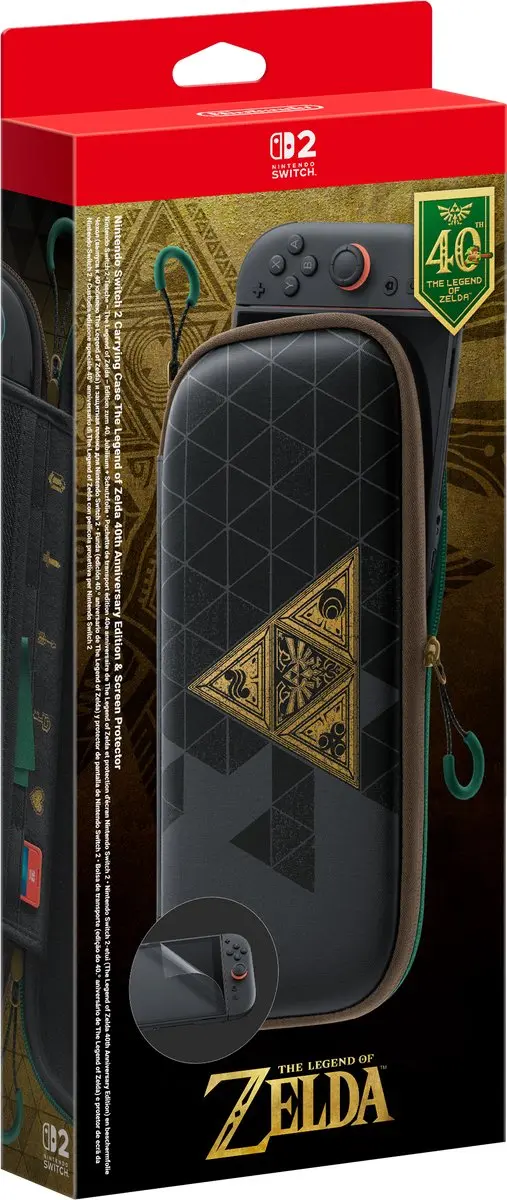 Nintendo Switch 2 Beschermhoes The Legend of Zelda 40th Anniversary - 10019439