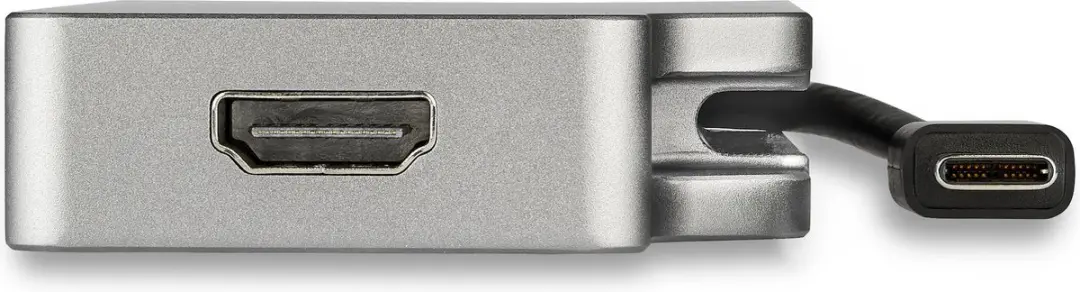 Startech USB-C 4-in-1 Multiport Video Adapter 4K60 - Metaal - afbeelding 2 van 6