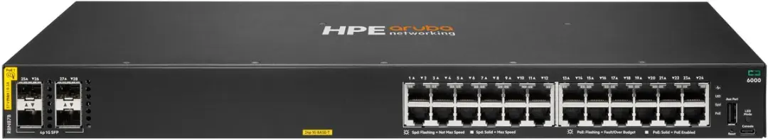 HPE Aruba CX 6000 24p Switch
