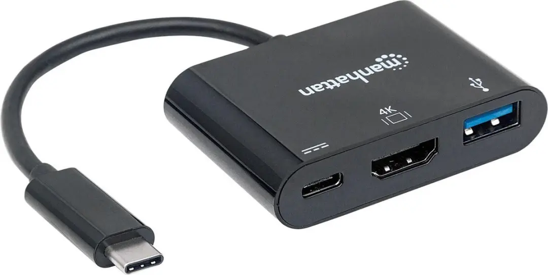Manhattan 152037 USB Grafische Adapter 3840x2160 - Zwart