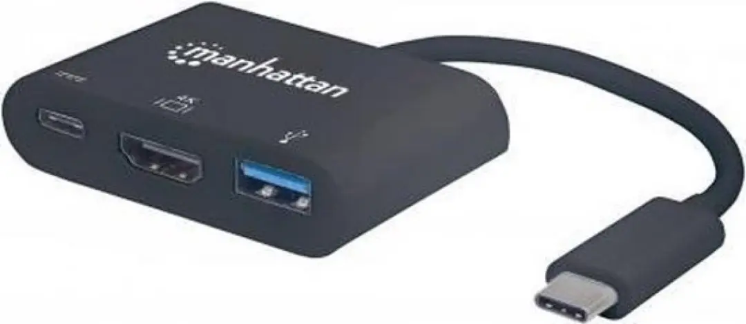 Manhattan 152037 USB Grafische Adapter 3840x2160 - Zwart