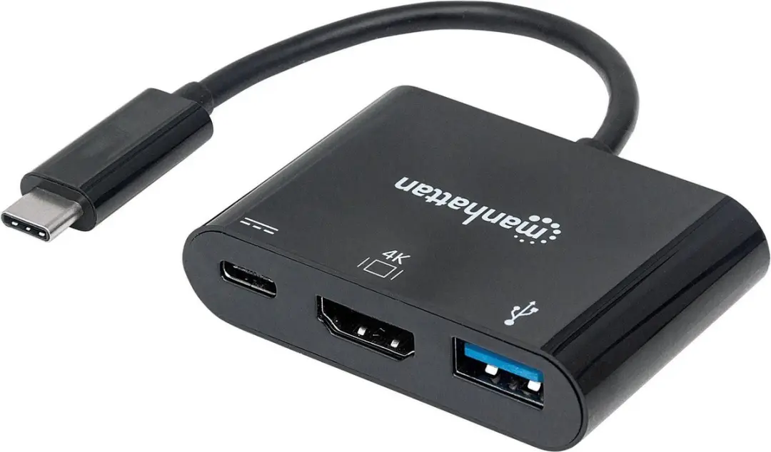 Manhattan 152037 USB Grafische Adapter 3840x2160 - Zwart