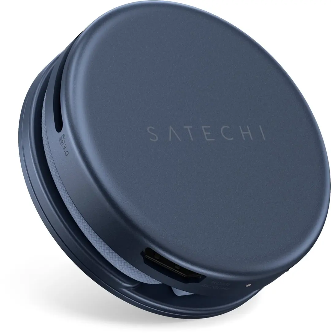 Satechi On-the-Go 5-in-1 Multiport Adapter ST-POTG5B - Blauw