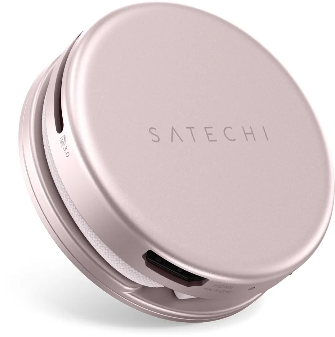Satechi On-the-Go 5-in-1 Multiport Adapter ST-POTG5P - Roze