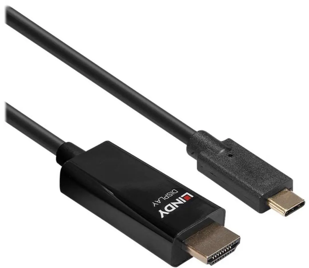 Lindy 43317 USB-C naar HDMI Kabel 10m - 4K UHD - Zwart