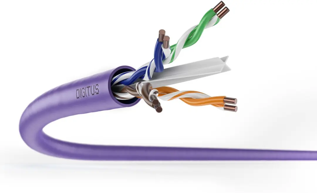 Digitus Cat.6 LSOH 100M Tele-Installatiekabel - Paars
