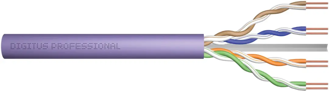 Digitus Cat.6 LSOH 100M Tele-Installatiekabel - Paars