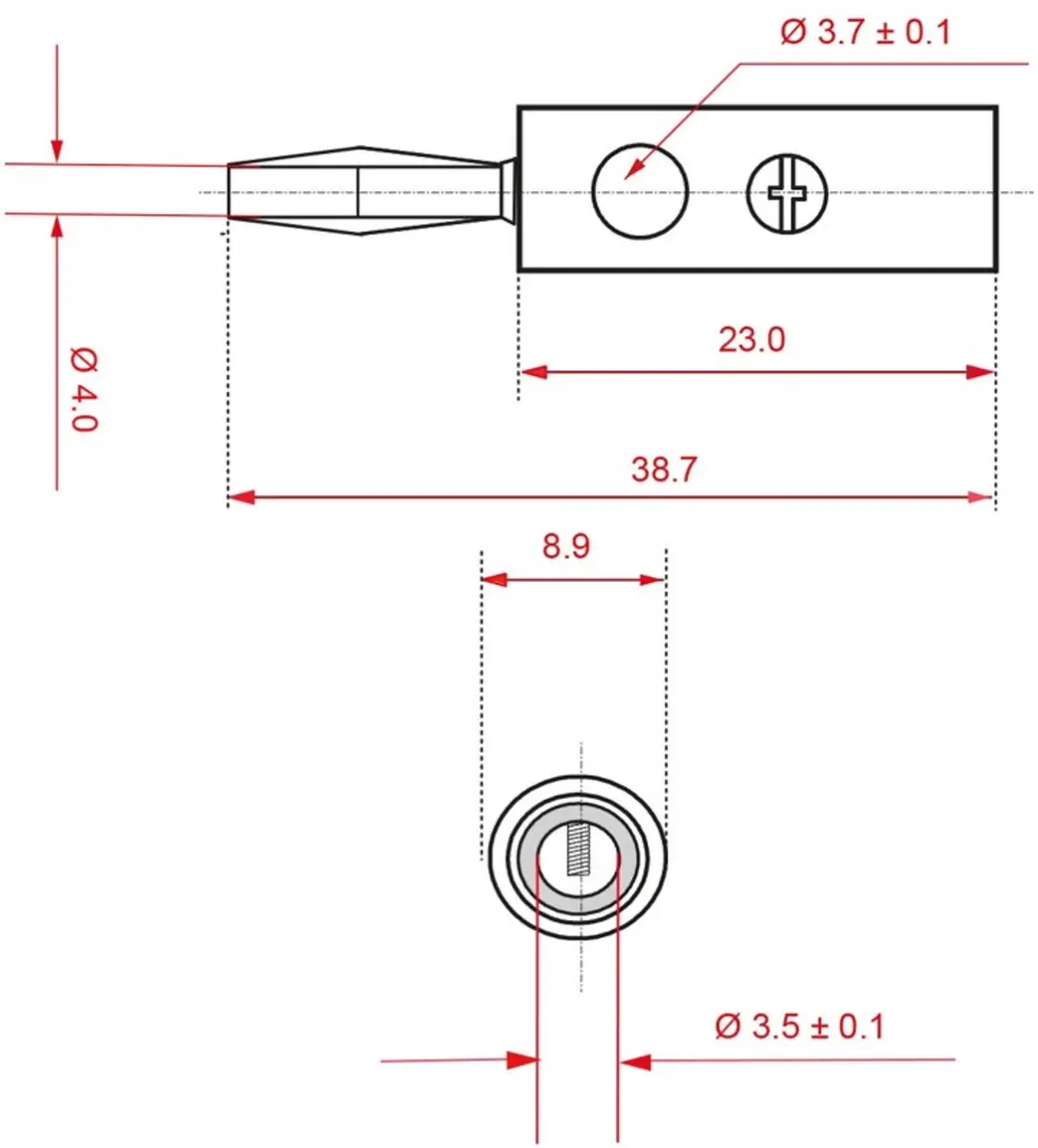 Goobay Banaanstekker 10 Stuks - Zwart - afbeelding 2 van 2