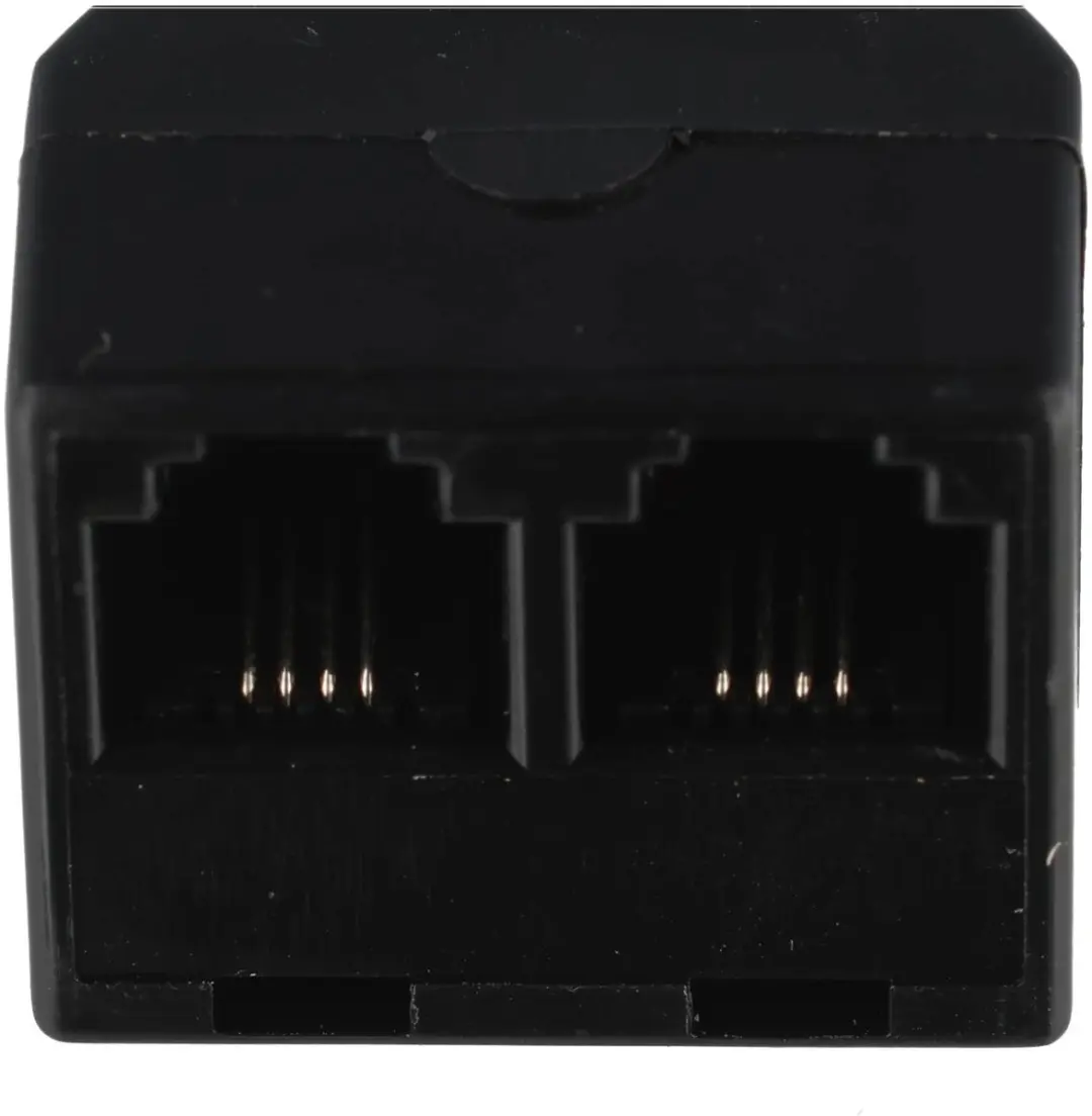 Goobay ISDN T-adapter RJ11/RJ14 10 Stuks - Zwart