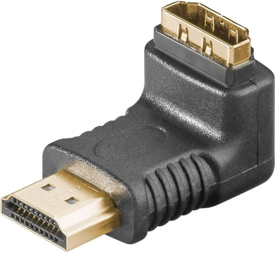 Goobay HDMI-hoekadapter 4K/60Hz 18Gbit/s - Zwart