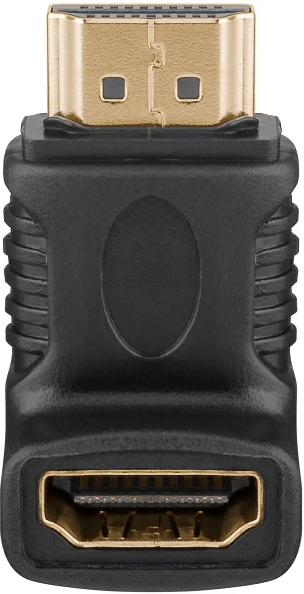 Goobay HDMI-hoekadapter 4K/60Hz 18Gbit/s - Zwart