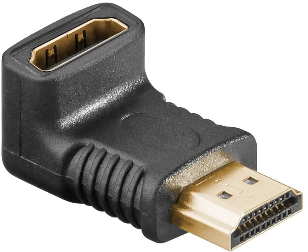 Goobay HDMI-hoekadapter 4K/60Hz 18Gbit/s - Zwart