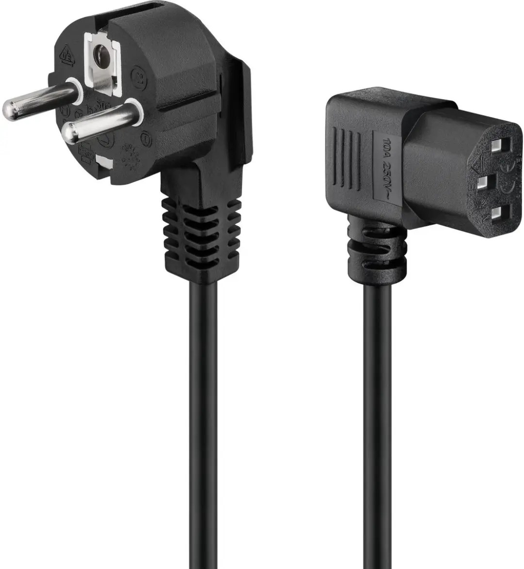 Goobay Haaks Netsnoer 1,8m C13