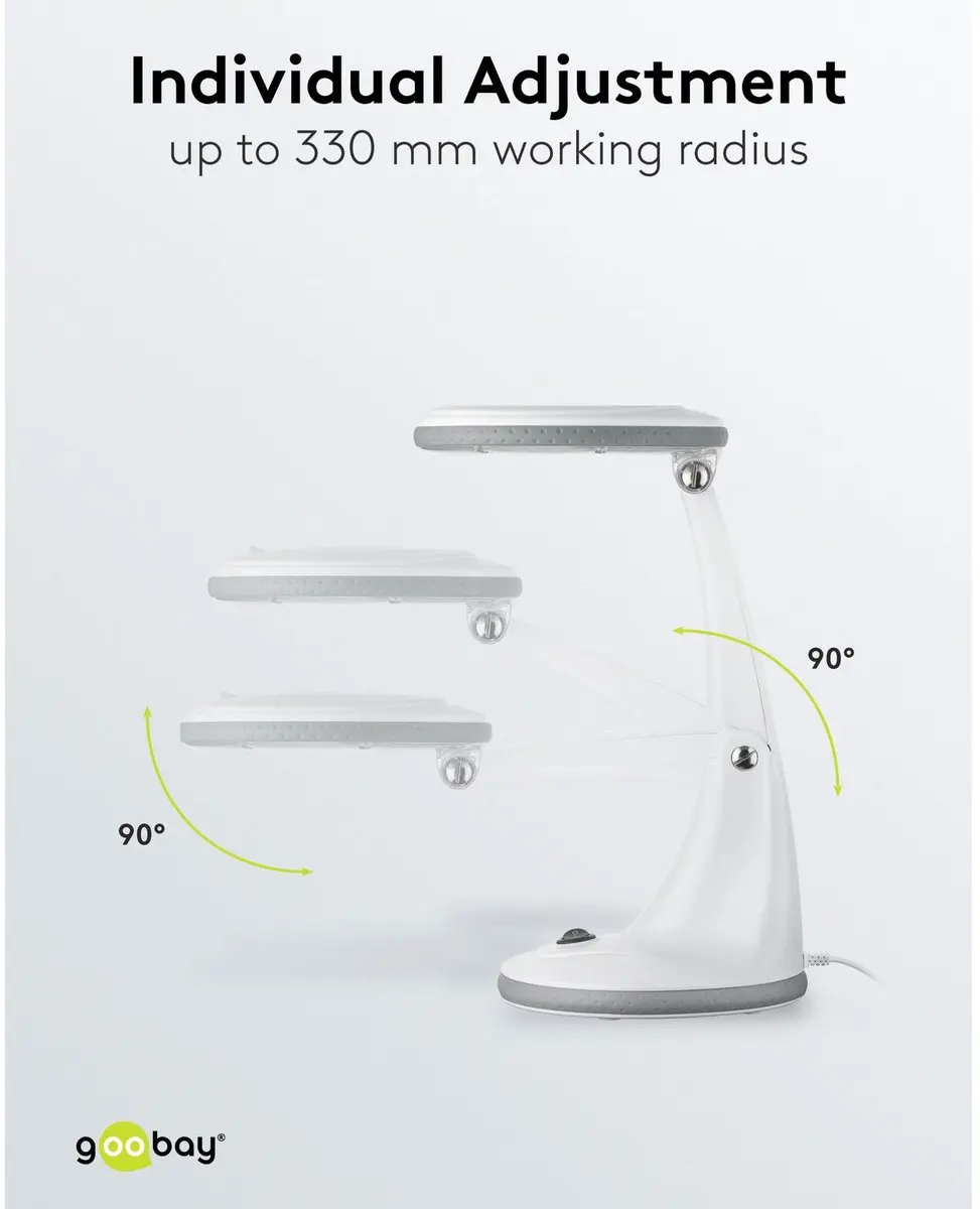 Goobay LED Loeplamp Staand 6W - 450lm 100mm Lens