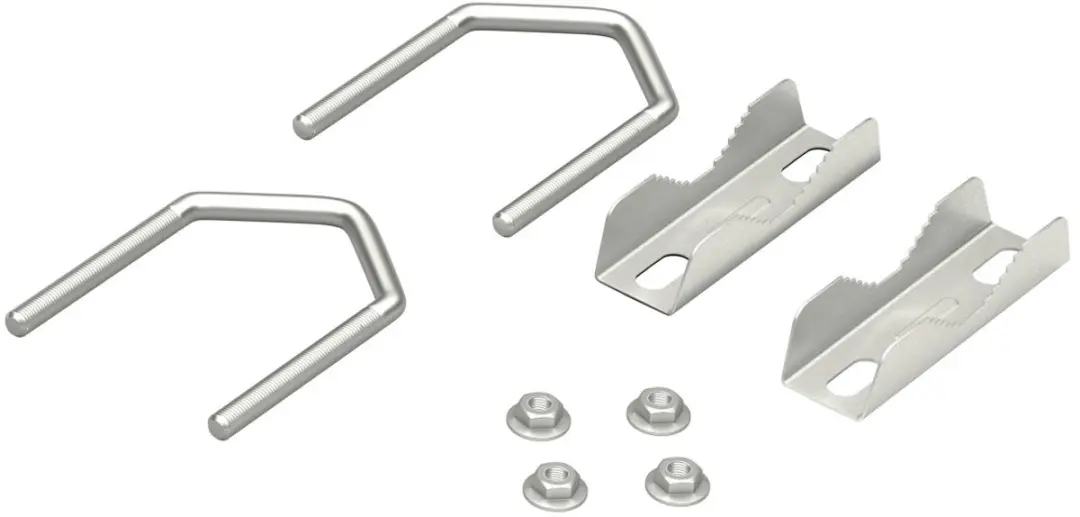 Goobay Set van 2 U-bouten met klemmen voor buisdiameters tot 60 mm