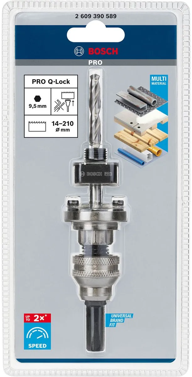 Bosch Professional Zeskantadapter 11mm - Hout